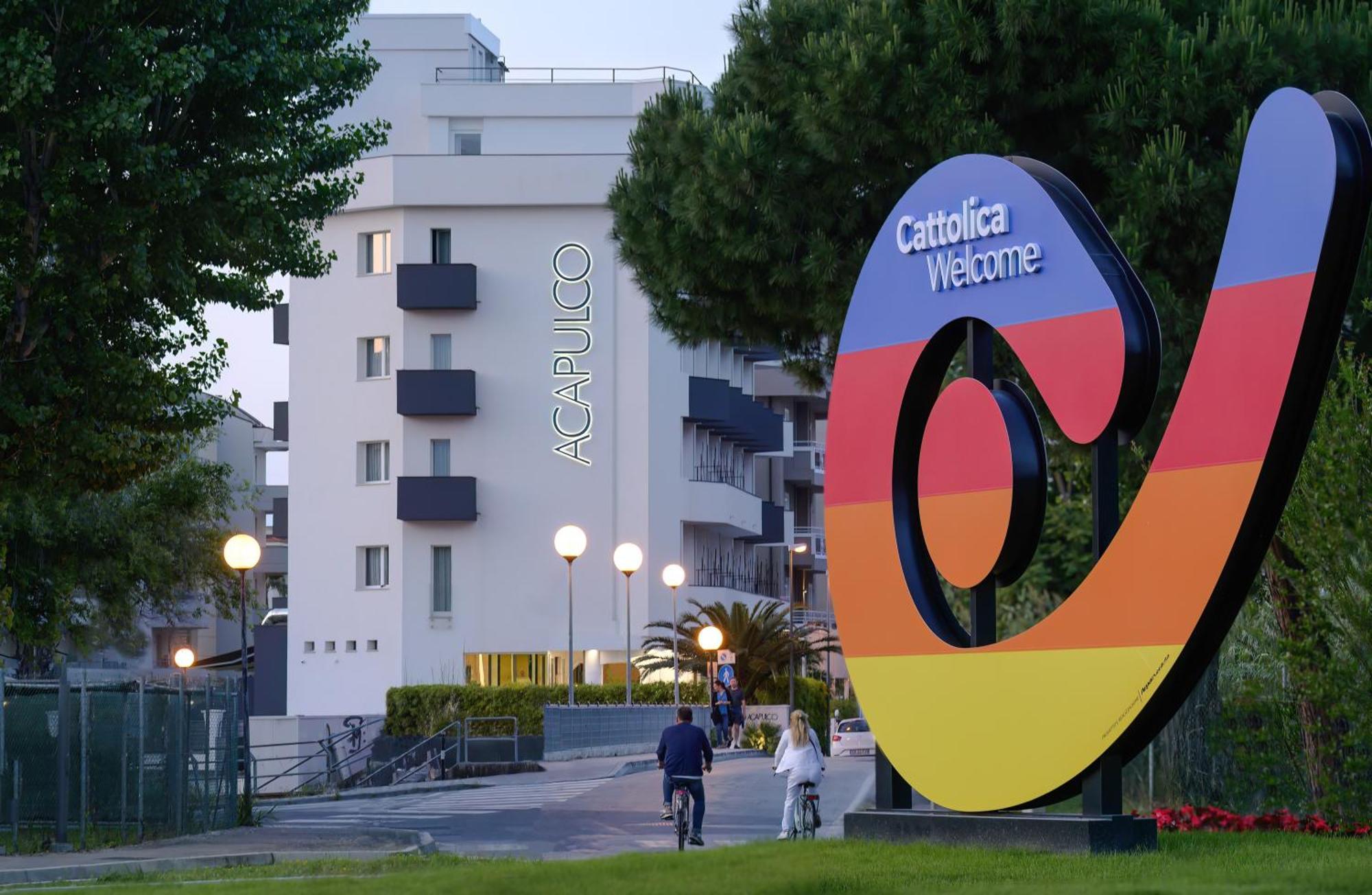 Acapulco Hotel Cattolica Eksteriør billede